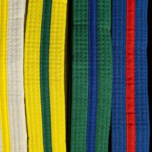 ITF Color Belts Striped