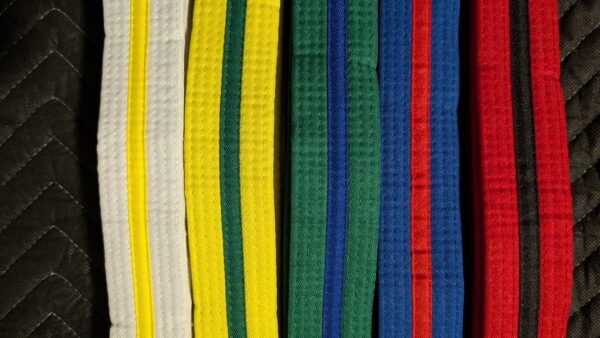 ITF Color Belts Striped